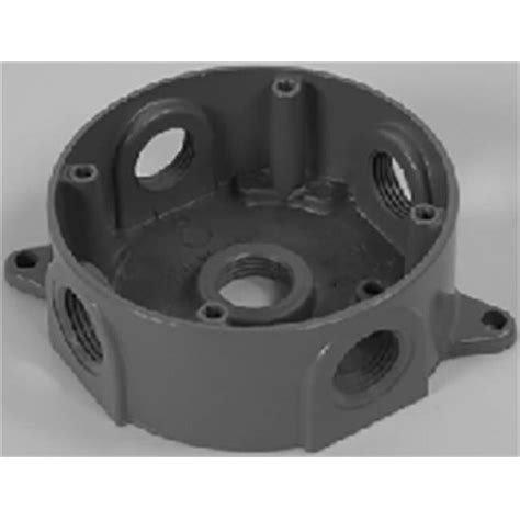 greenfield 4 in round junction box|rb25ws greenfield.